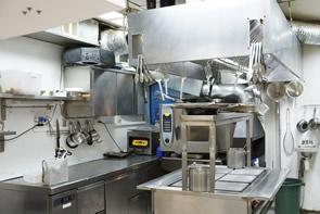 commercial kitchen setup